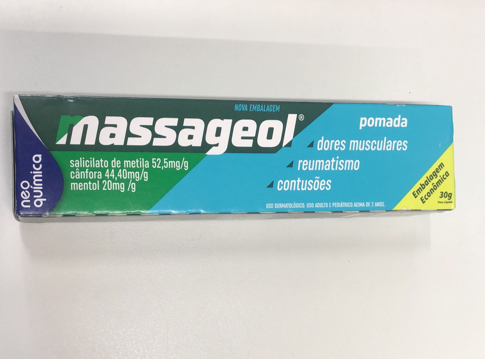 Massageol Neo Química Pomada 30g